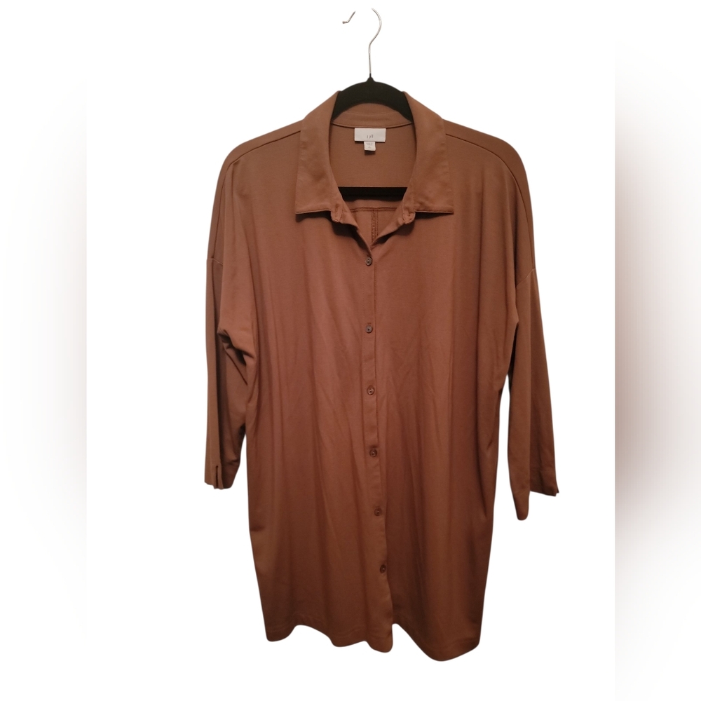 J. Jill Tan Long Sleeve Top